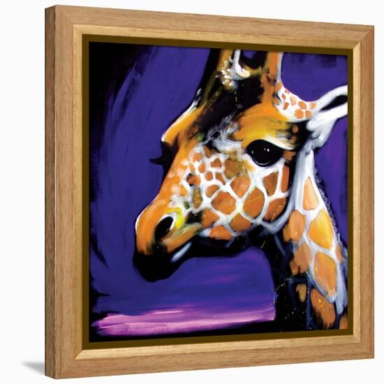 Giraffe-null-Framed Stretched Canvas