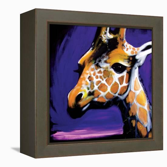 Giraffe-null-Framed Stretched Canvas