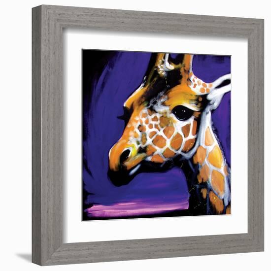 Giraffe-null-Framed Art Print