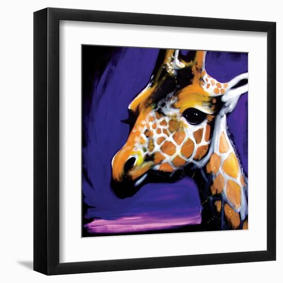 Giraffe-null-Framed Art Print