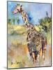 Giraffe-Richard Wallich-Mounted Giclee Print