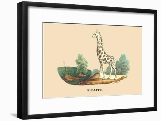 Giraffe-E.f. Noel-Framed Art Print