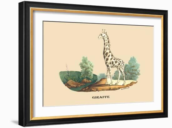 Giraffe-E.f. Noel-Framed Art Print