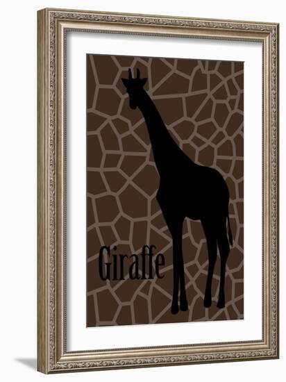 Giraffe-Ikuko Kowada-Framed Giclee Print