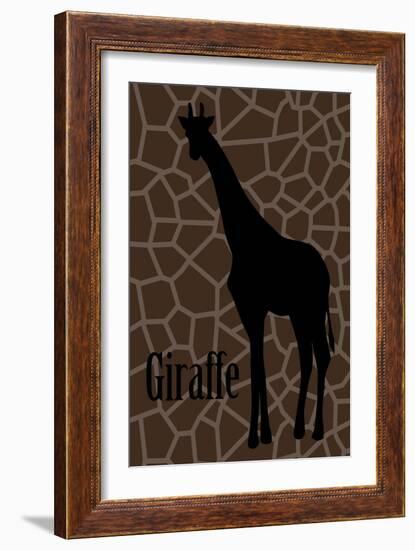 Giraffe-Ikuko Kowada-Framed Giclee Print