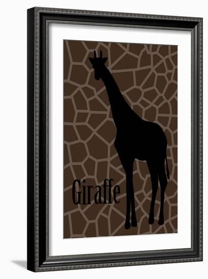 Giraffe-Ikuko Kowada-Framed Giclee Print