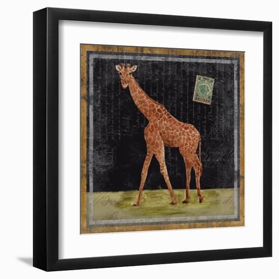 Giraffe-Lisa Ven Vertloh-Framed Art Print