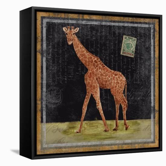 Giraffe-Lisa Ven Vertloh-Framed Stretched Canvas