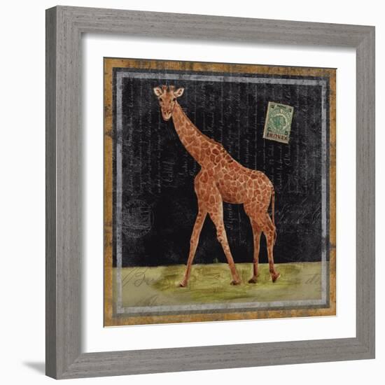 Giraffe-Lisa Ven Vertloh-Framed Art Print