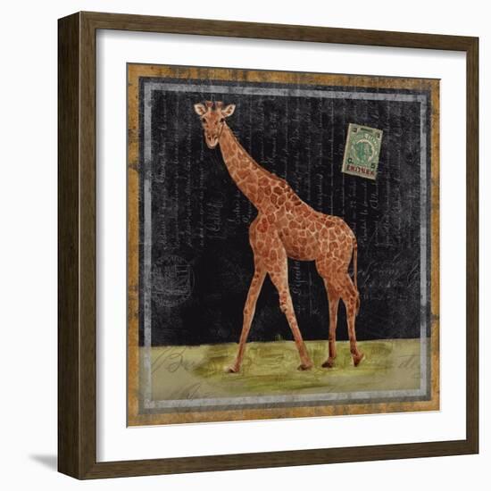 Giraffe-Lisa Ven Vertloh-Framed Art Print