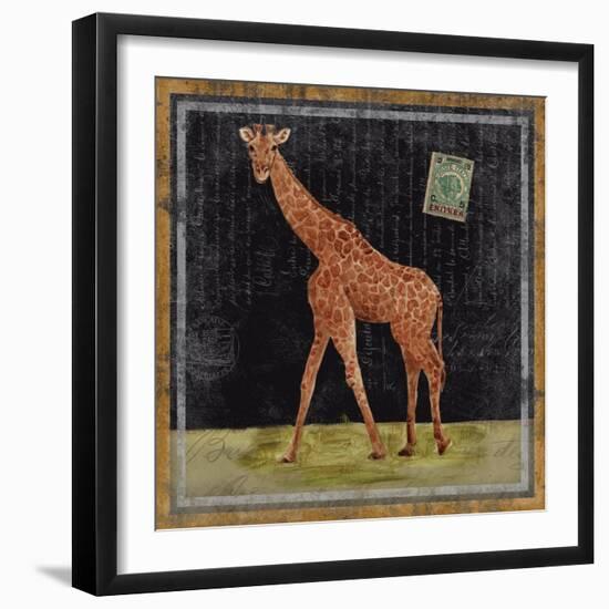 Giraffe-Lisa Ven Vertloh-Framed Art Print