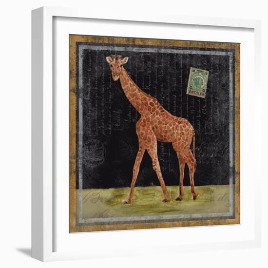 Giraffe-Lisa Ven Vertloh-Framed Art Print