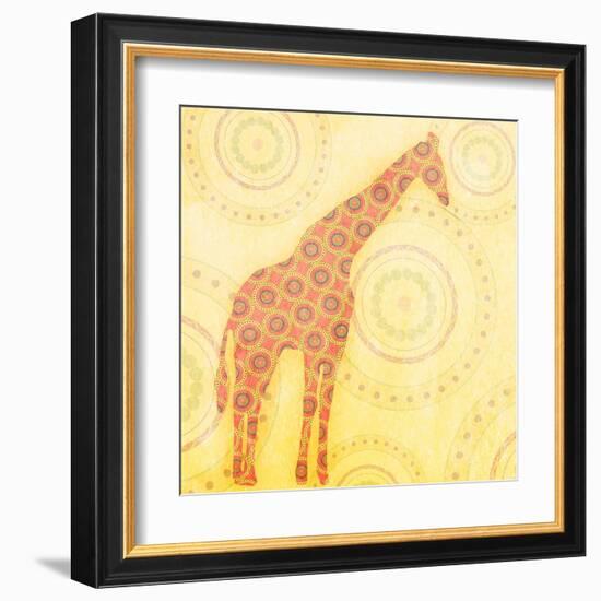 Giraffe-null-Framed Art Print