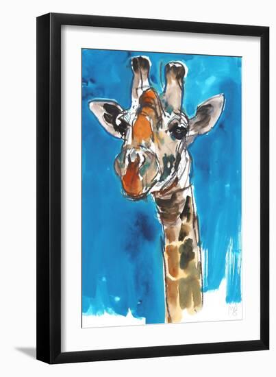Giraffe-Mark Adlington-Framed Giclee Print