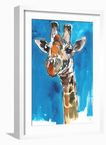 Giraffe-Mark Adlington-Framed Giclee Print