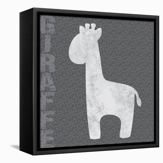 Giraffe-Lauren Gibbons-Framed Stretched Canvas