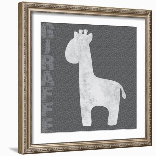 Giraffe-Lauren Gibbons-Framed Art Print