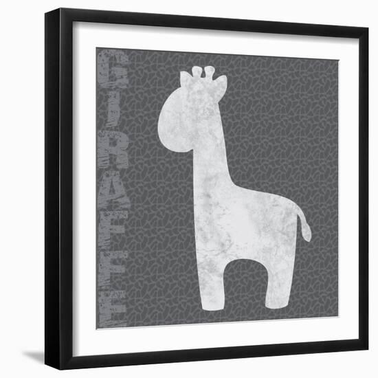 Giraffe-Lauren Gibbons-Framed Art Print