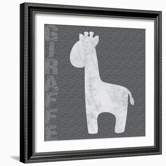 Giraffe-Lauren Gibbons-Framed Art Print