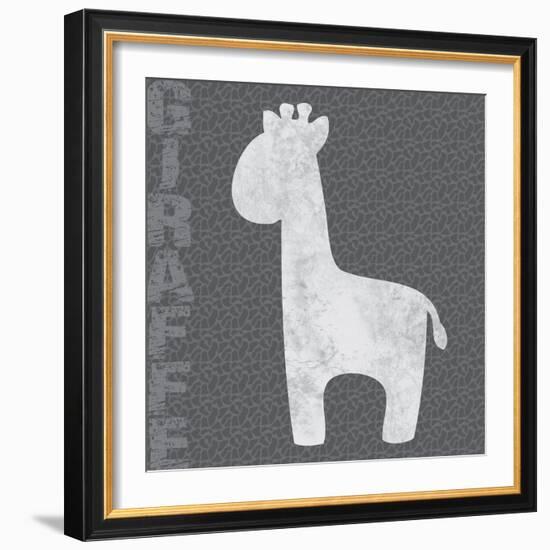 Giraffe-Lauren Gibbons-Framed Art Print