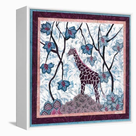 Giraffe-David Sheskin-Framed Premier Image Canvas