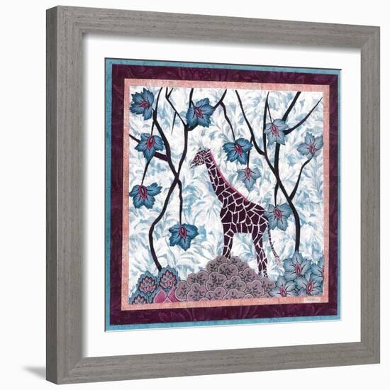 Giraffe-David Sheskin-Framed Giclee Print