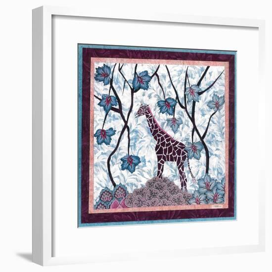 Giraffe-David Sheskin-Framed Giclee Print