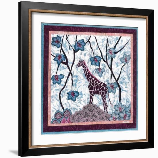 Giraffe-David Sheskin-Framed Giclee Print