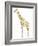 Giraffe-Louise Tate-Framed Giclee Print