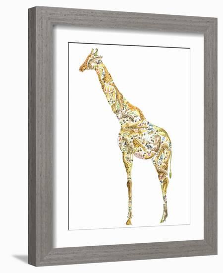 Giraffe-Louise Tate-Framed Giclee Print
