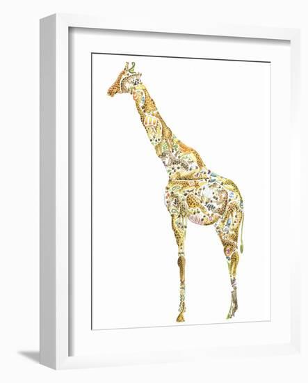 Giraffe-Louise Tate-Framed Giclee Print