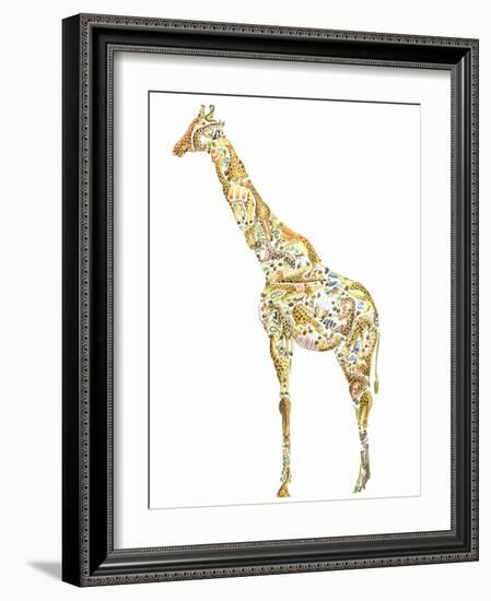 Giraffe-Louise Tate-Framed Giclee Print