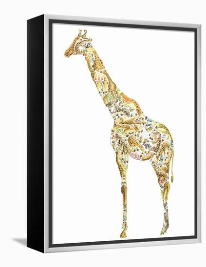 Giraffe-Louise Tate-Framed Premier Image Canvas