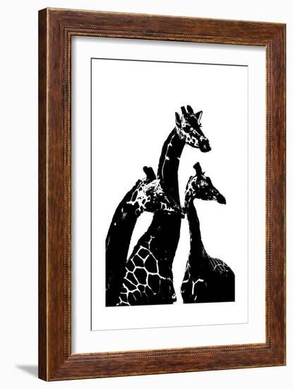 Giraffes-Alex Cherry-Framed Art Print