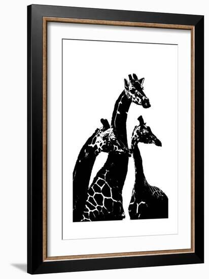 Giraffes-Alex Cherry-Framed Art Print