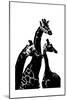 Giraffes-Alex Cherry-Mounted Art Print