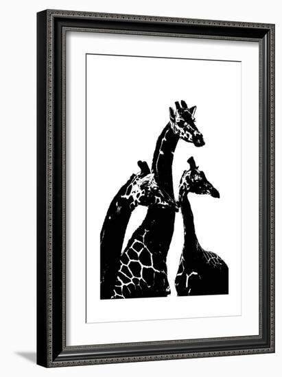 Giraffes-Alex Cherry-Framed Art Print