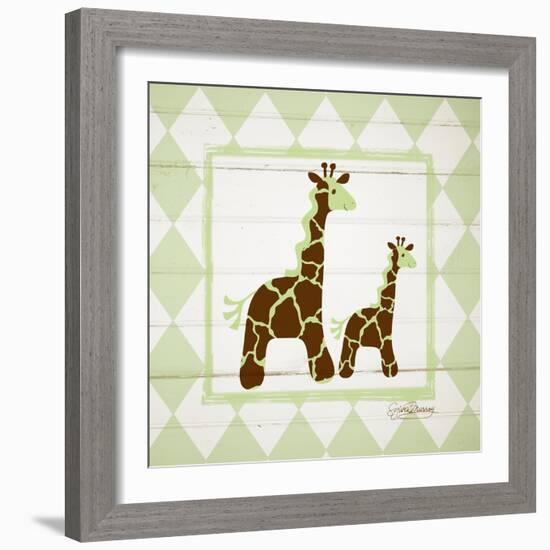 Giraffes-Sylvia Murray-Framed Art Print
