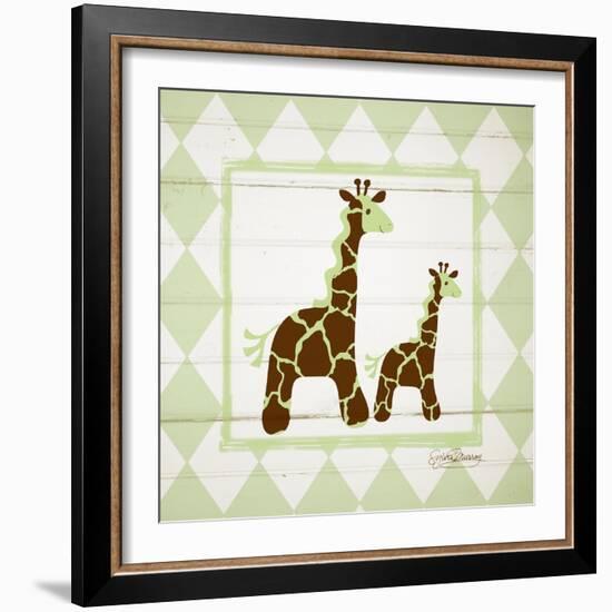 Giraffes-Sylvia Murray-Framed Art Print