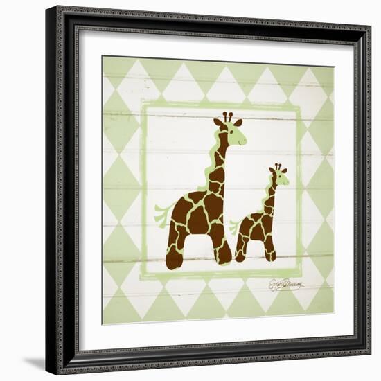 Giraffes-Sylvia Murray-Framed Art Print