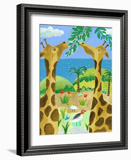 Giraffes-Nathaniel Mather-Framed Giclee Print