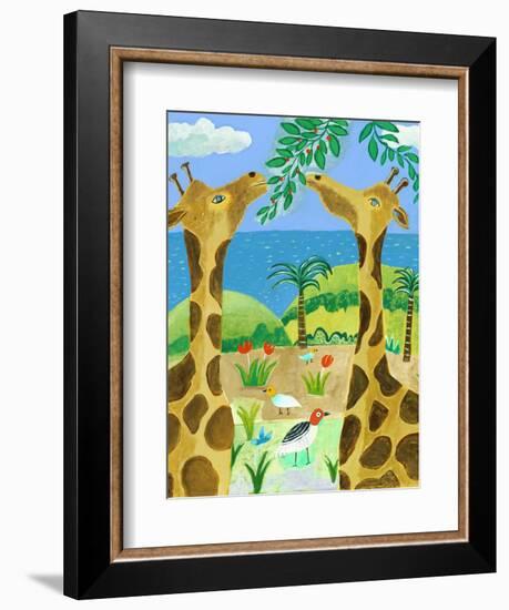 Giraffes-Nathaniel Mather-Framed Giclee Print