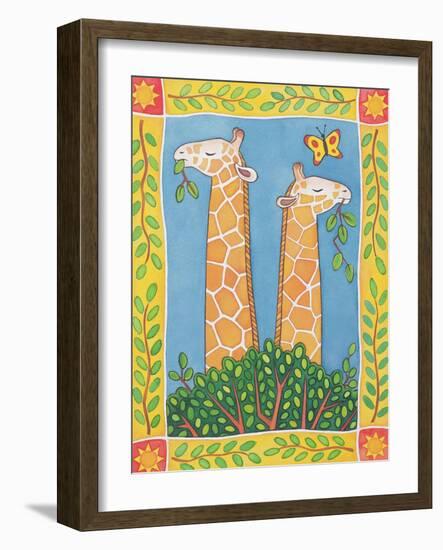 Giraffes-Cathy Baxter-Framed Giclee Print
