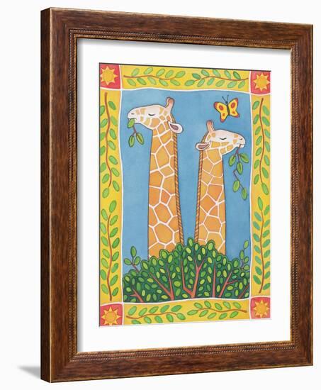 Giraffes-Cathy Baxter-Framed Giclee Print