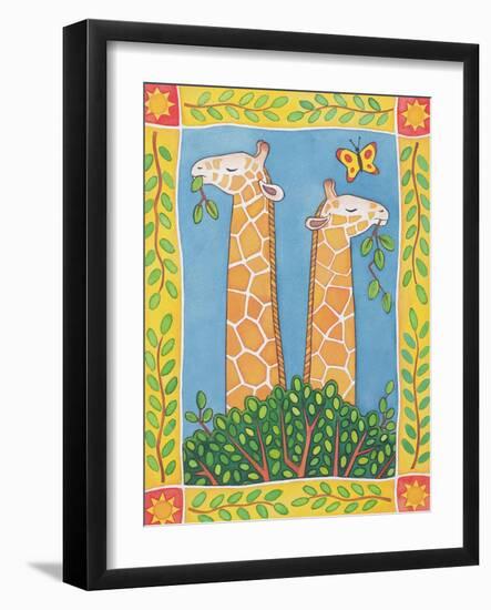 Giraffes-Cathy Baxter-Framed Giclee Print