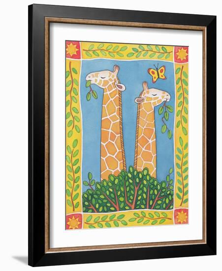 Giraffes-Cathy Baxter-Framed Giclee Print