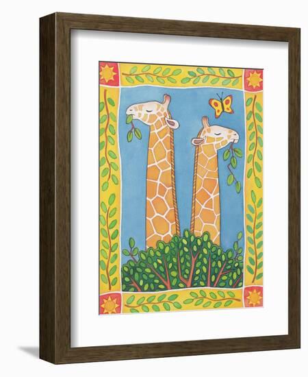 Giraffes-Cathy Baxter-Framed Giclee Print