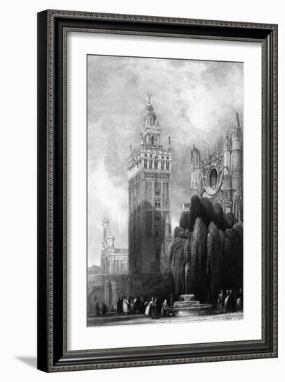 Giralda, Seville-David Roberts-Framed Art Print