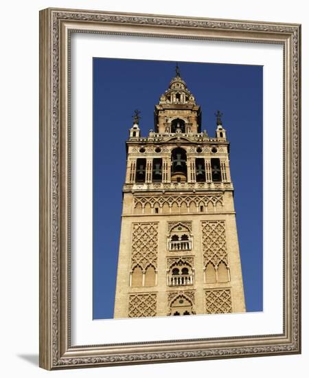 Giralda, the Seville Cathedral Bell Tower, Formerly a Minaret, UNESCO World Heritage Site, Seville,-Godong-Framed Photographic Print