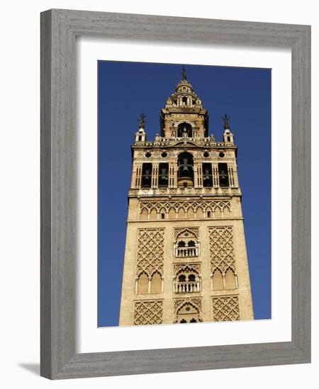 Giralda, the Seville Cathedral Bell Tower, Formerly a Minaret, UNESCO World Heritage Site, Seville,-Godong-Framed Photographic Print